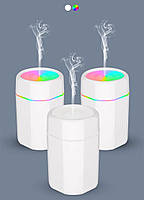 Увлажнитель воздуха с подсветкой Colorful HUMIDIFIER 300 мл Премиум версия белый, USB