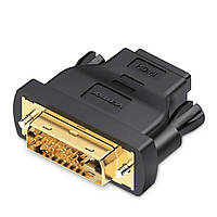 Адаптер Vention DVI(24+1) Male to HDMI Female Adapter Black (ECDB0)