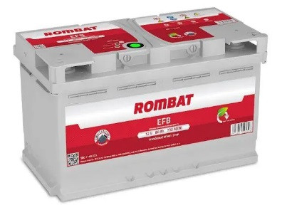 Акумулятор ROMBAT EFB  6СТ-80Ah 800 R, фото 1