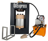 Прес для олії 50 тонн холодного пресування на 3,5 літри капролон (повний комплект) "PRO+" OilExpress
