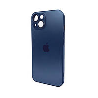 Чохол для смартфона AG Glass Matt Frame Color Logo Apple iPhone 15 Navy Blue