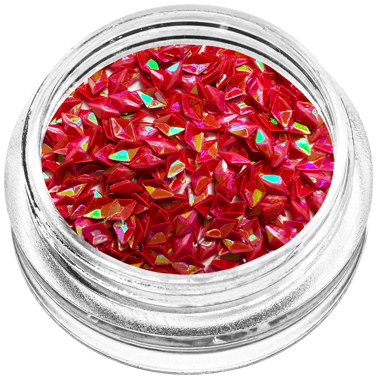 Ромби луска для декору, червоний хамелеон