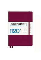 Блокнот Leuchtturm1917 120G Edition, Средний, Винный, Чистые листы (364425)