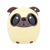 Bluetooth-колонка у формі мопса Zivei для дітей