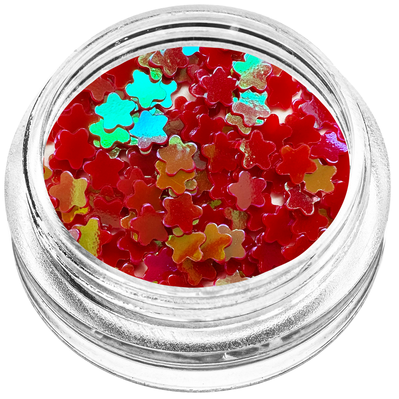 Квіточки для декору, червоний хамелеон