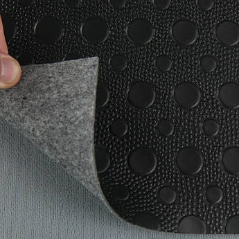 Відріз 0,75м, Автолінолеум Transit "Транзит" LIN-1010-1-ns ПВХ, колір чорний, товщ. 1,6 мм шир. 180см, Туреччина