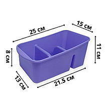 Органайзер пластиковий Юніпласт для пакетованих приправ та спецій 25 см, фото 5