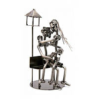 Фігурка Закохані під ліхтарем метал техно арт