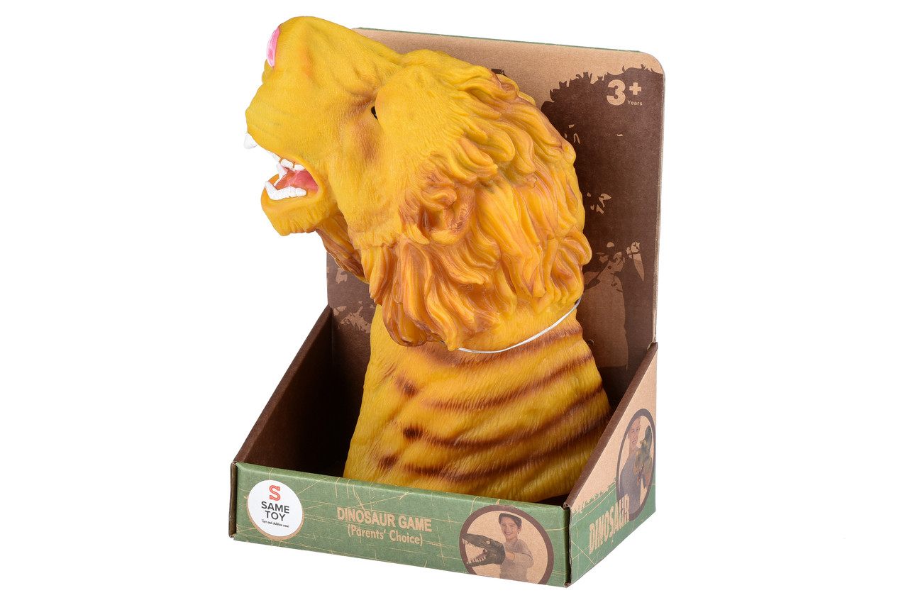 Іграшка-рукавичка Same Toy Animal Gloves Toys Голова Лева з вінілу 16x25 см (AK68622Ut-2)
