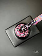 Гель-лак для нігтів Confetti gel Дизайн з блискітками-конфетті різного розміру , 9 мл Рожевий з фіолетовим та золотим №536