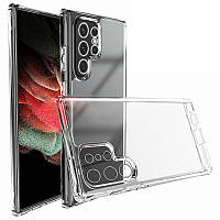 TPU чохол Epic Transparent 1,5mm Full Camera для Samsung Galaxy S24 Ultra Безбарвний (прозорий)