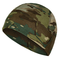 CamoTeс шапка BEANIE FLEECE 260 MULTICAM, военная мужская шапка, тактическая шапка, флисовая шапка мультикам