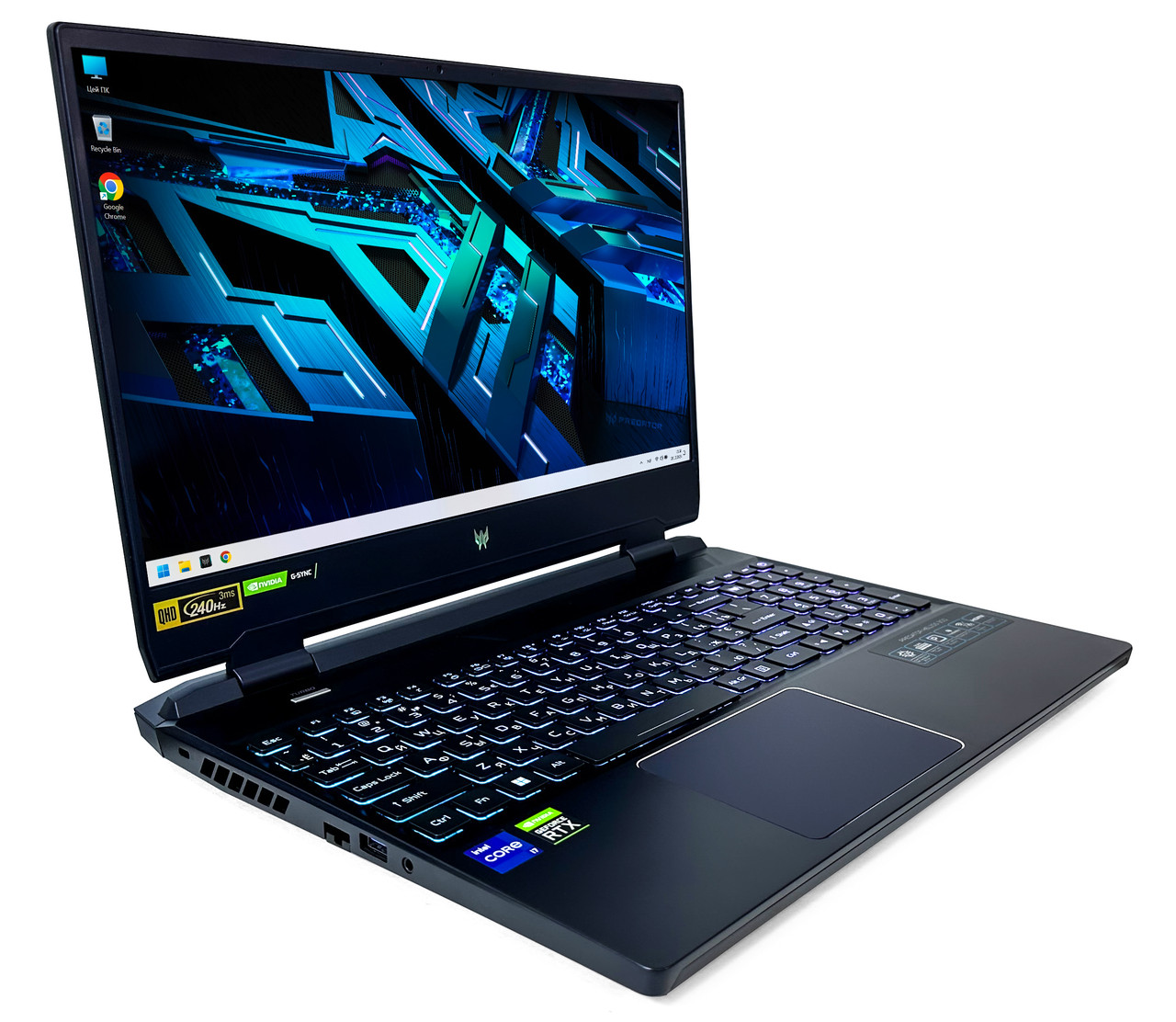 Ноутбук Acer Predator Helios 300: Core i7-12700H / DDR5 16 ГБ/ GeForce RTX 3070 Ti/ SSD 1 ТБ/ 15.6" QHD, 240Гц - фото 2 - id-p2060406375