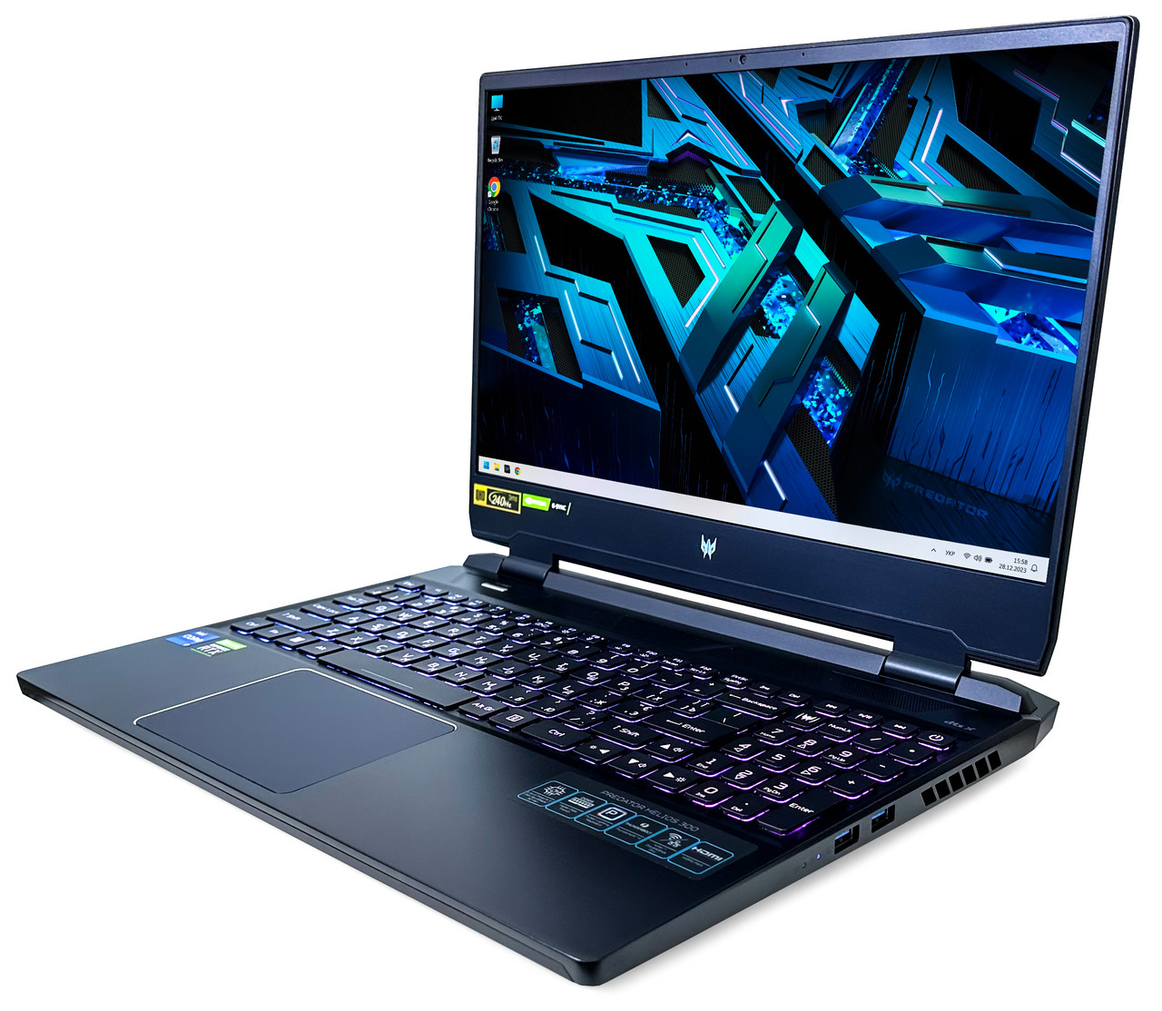 Ноутбук Acer Predator Helios 300: Core i7-12700H / DDR5 16 ГБ/ GeForce RTX 3070 Ti/ SSD 1 ТБ/ 15.6" QHD, 240Гц - фото 8 - id-p2060406375