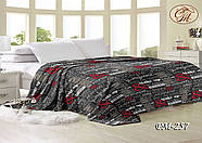 Плед із флісу Lauch сірий (220х240), фото 2