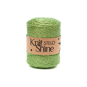 Трикотажний шнур з люрексом Knit Shine Stelo, колір Хризоліт