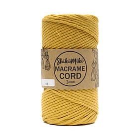 Еко шнур Macrame Cord 3 mm, колір Гірчиця