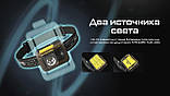 Налобний ліхтар Nitecore HA13 (350LM, IPX6, 3xAAA, USB-C, Основне + червоне світло), фото 5