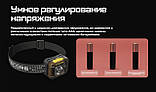 Налобний ліхтар Nitecore HA13 (350LM, IPX6, 3xAAA, USB-C, Основне + червоне світло), фото 8