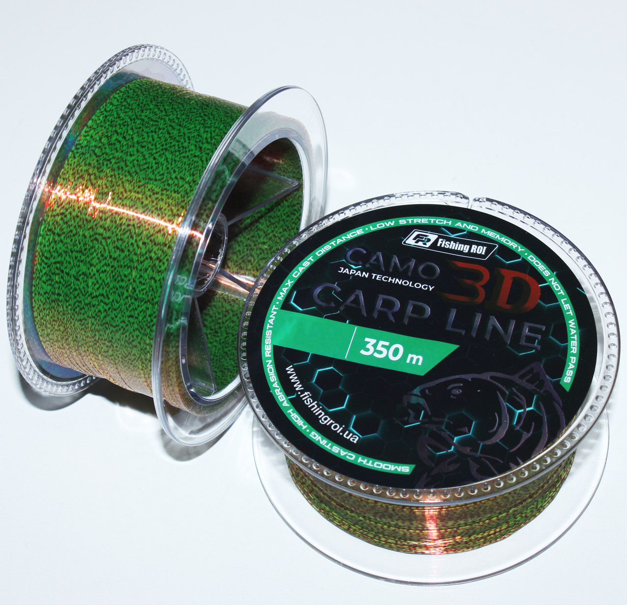 Ліска 3D Fishing Roi Camo Green 350m 0.28mm, фото 1