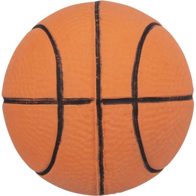 Іграшку для собак м'яч спортивний баскетбольний гумовий 5,5см Trixie TX-3440, фото 1