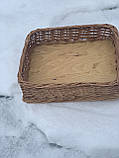 Плетений лоток з цілоі лози30/20Н10, фото 3