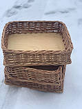 Плетений лоток з цілоі лози30/20Н10, фото 5
