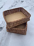 Плетений лоток з цілоі лози30/20Н10, фото 6