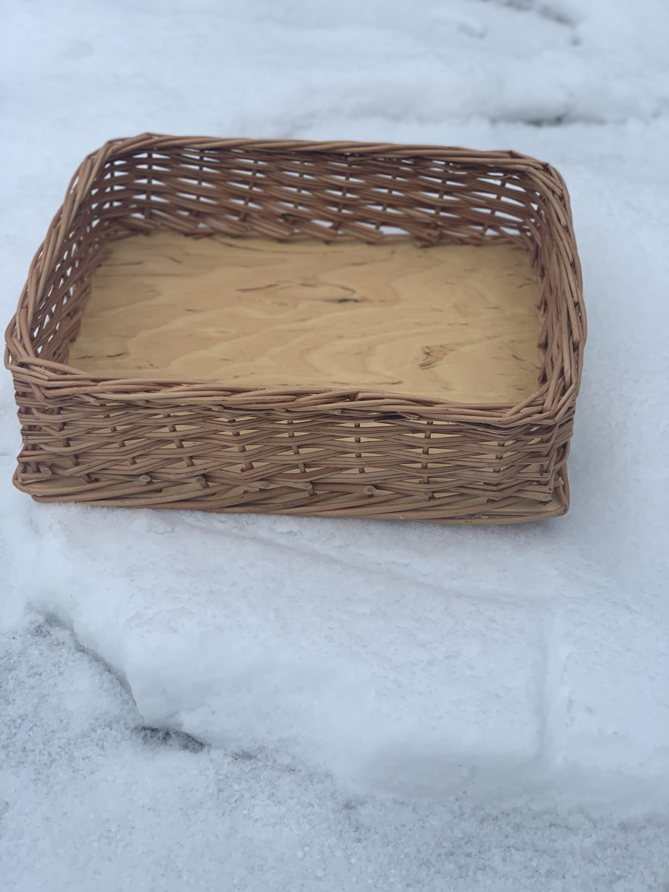 Плетений лоток з цілоі лози30/20Н10, фото 1