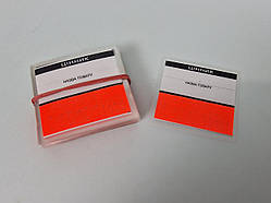 Середній пластиковий цінник КРАСНИЙ (7*6) цінник (50 шт.)