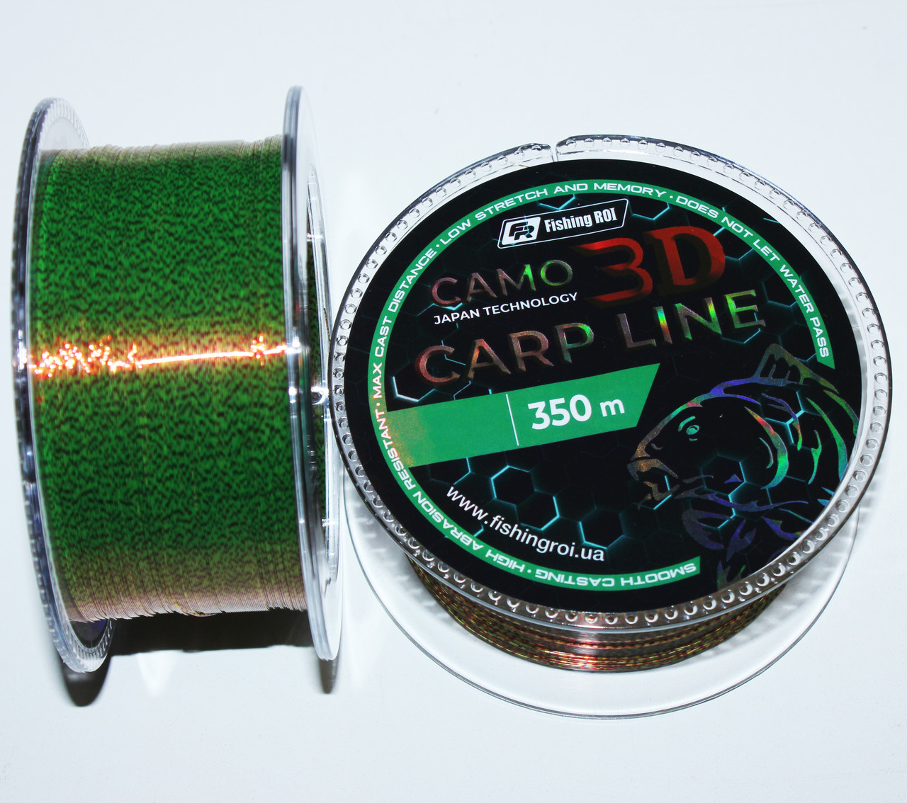 Волосінь 3D (невидима) Camo Green 350m. - фото 1 - id-p2054089483