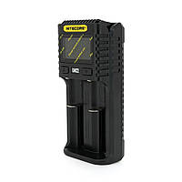 Зарядний пристрій універсальний Nitecore Digicharger UMS2, 2 канали, LCD дисплей, підтримує Li-ion, від