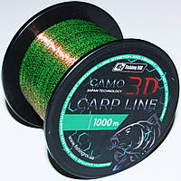 Леска 3D невидимая Camo Green 1000m 0.3