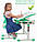 Комплект Дитяча парта та стілець Evo-kids Evo-06, ЗЕЛ, фото 5