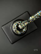 Гель-лак для нігтів Clow Glitter Дизайн з глітером хамелеон різного розміру, 9 мл №573