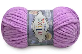 Пряжа (нитки) плюшева Велуто (velluto) 378 бузок Alize 13813