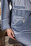 Жіночий брючний комплект Кс1424 Сірий, фото 5