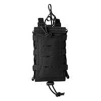 Подсумок для магазина 5.11 TACTICAL "FLEX SINGLE MULTI CALIBER MAG COVER POUCH", открытый черный подсумок