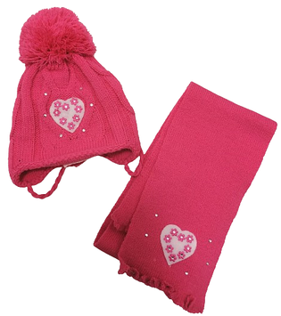 Шапка для дівчинки на 3-4 років