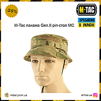 M-Tac панама Gen.II рип-стоп MC, тактическая панама мультикам, армейская панама, мужская полевая панама