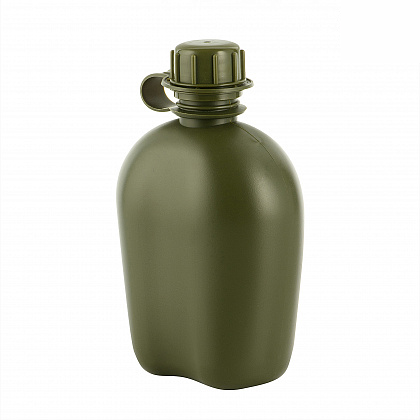 M-Tac фляга пластиковая 1л. Olive, тактическая фляга, военная фляга для воды, армейская фляга олива, бутылка - фото 3 - id-p2060429176