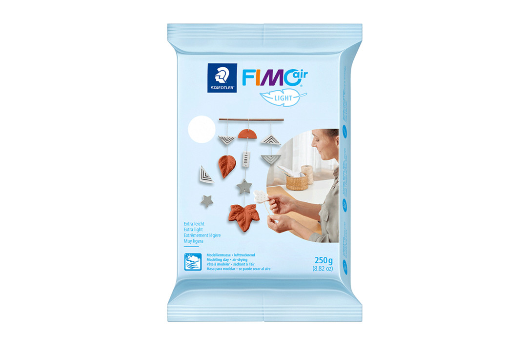 Пластика самозастигальна Light, біла, 350 г, Fimo Air, фото 1