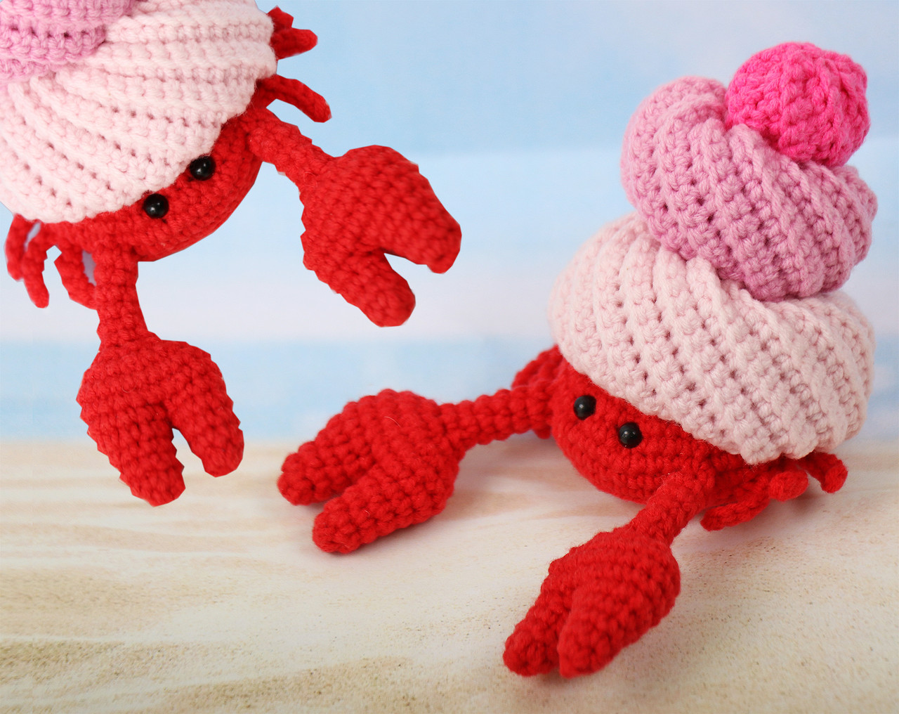 МОРСЬКИЙ КРАБ, Майстер-клас із в'язання іграшки амігурумі (рівень середній), фото 1