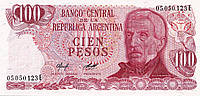 Аргентина 100 песо 1976-1978 UNC