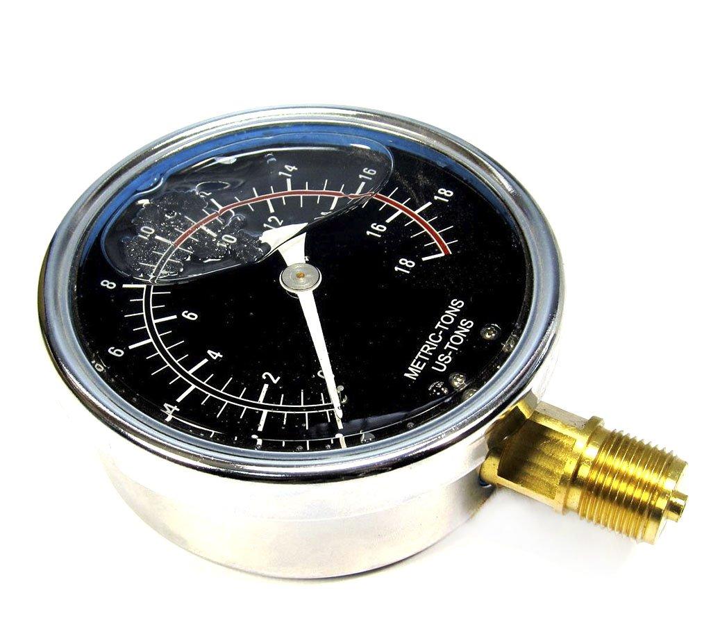 Манометр 30 т для гідравлічного пресу Profline 97930, фото 1