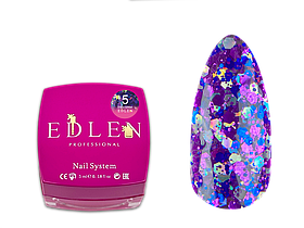 Гель для дизайну Disco Glitter Edlen No05, 5 мл