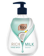 Мило рідке TEO Rich Milk Coconut дозатор 400мл (3800024045165)