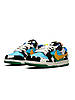 Жіночі кросівки Nike SB Dunk Low Ben & Jerry‘s Chunky Dunky (Блакитні) Взуття Найк СБ Данк Лоу шкіра текстиль демісезон, фото 2