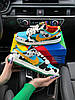 Жіночі кросівки Nike SB Dunk Low Ben & Jerry‘s Chunky Dunky (Блакитні) Взуття Найк СБ Данк Лоу шкіра текстиль демісезон, фото 4