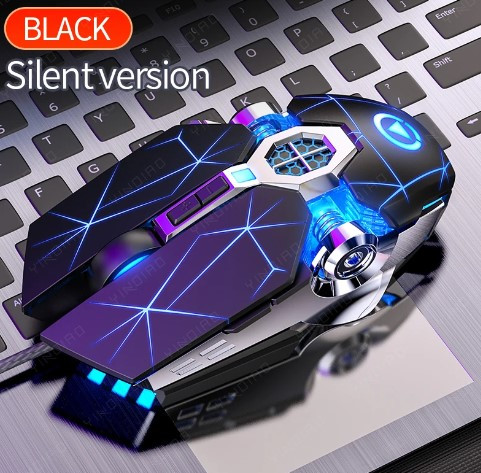 Мышка игровая с подсветкой RGB 2400DPI ZIYOULANG X, светящаяся игровая - фото 1 - id-p2060485316